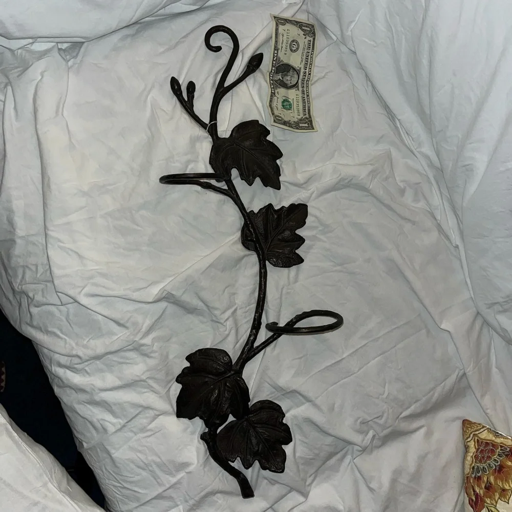 Decorative Cast Iron Leaf Wall Hook
